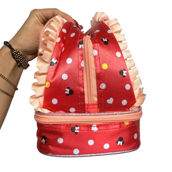 Disney Minnie Mouse Deluxe Insulated Lunch Bag | Dual Compartment - Picture 10 of 14